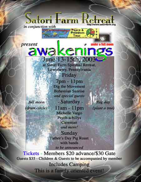 awakenings festival flyer