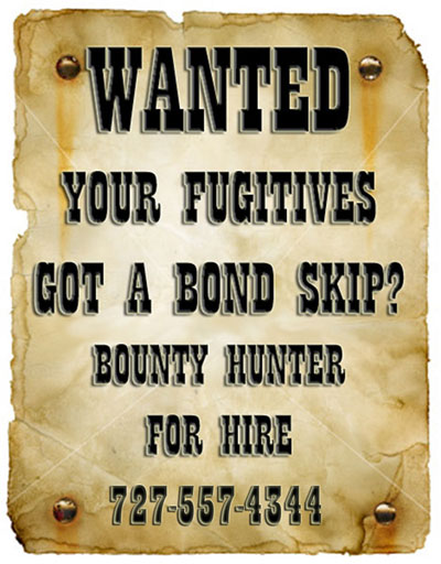 Bond Skip Fugitive Recovery Postcard Design by pisceandelusions.org