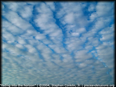 "fading into the horizon" | ©2004, Stephen Conklin, Jr. | www.pisceandelusions.org