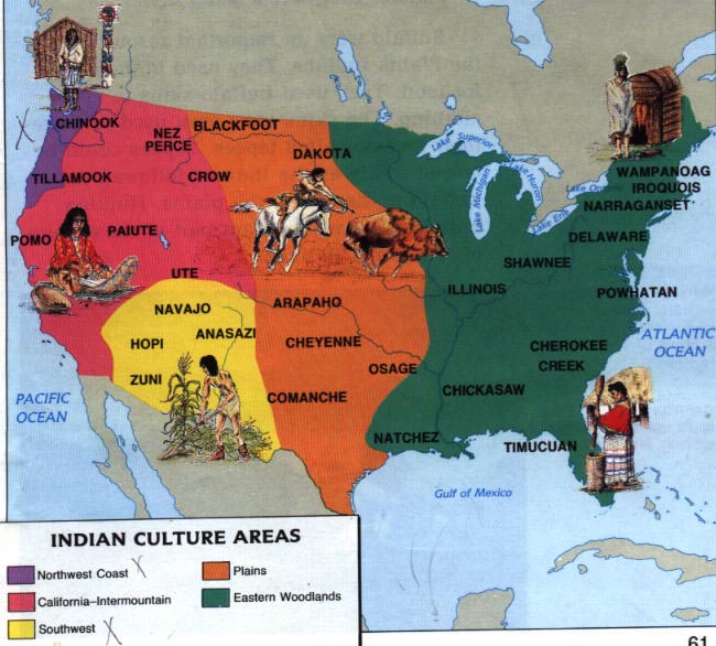 map of native american cultures