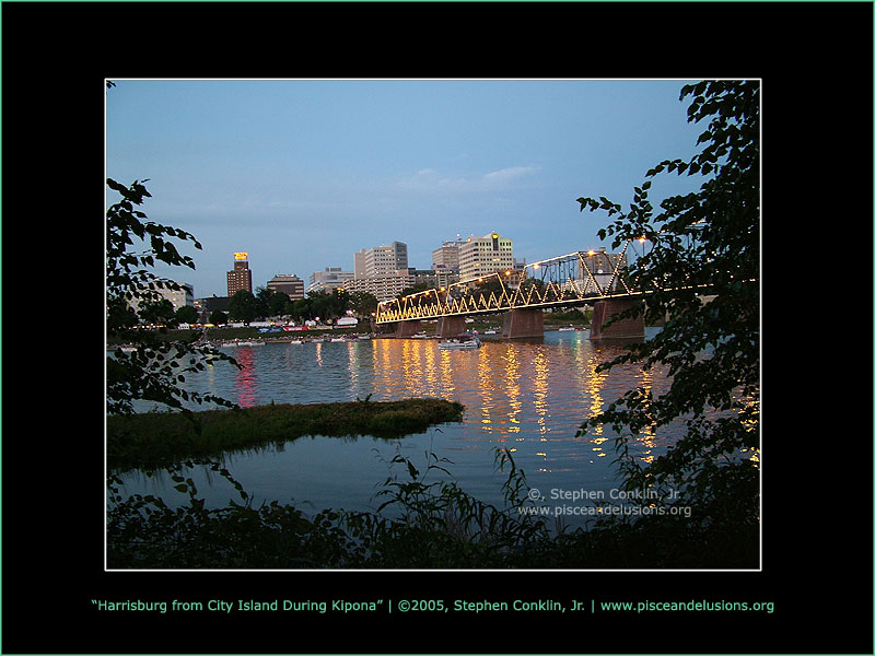 Harrisburg from City Island During Kipona Harrisburg from City Island During Kipona