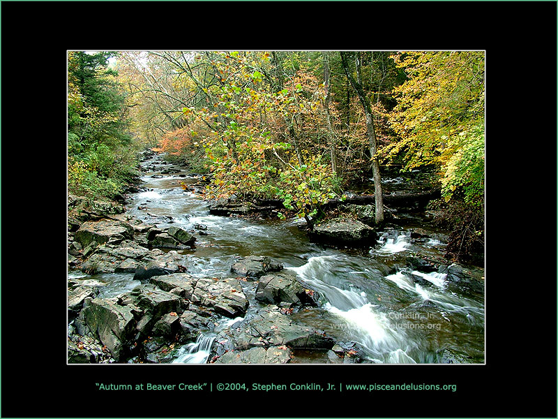 Autumn at Beaver Creek, Lewisberry, Pennsylvania