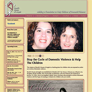 Randi's House of Angels website screenshot