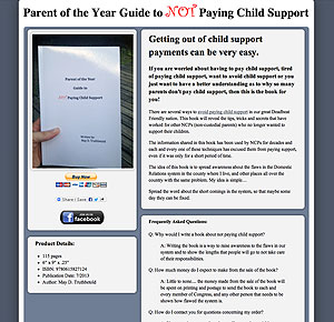 Get Out of Child Support Website Screen Shot