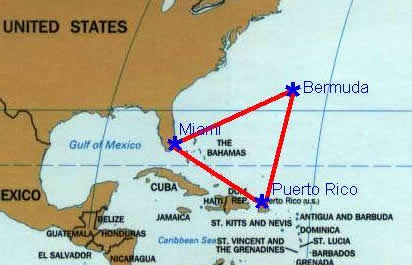 bermuda triangle map